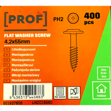 [PROF] Montāžas skrūves 4.2x55 mm 400gb iepakojums